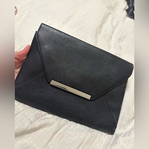 Express Black Clutch Bag